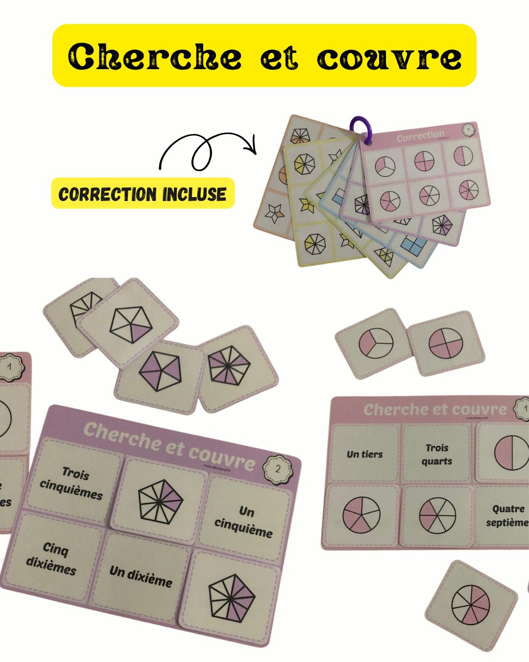 Cherche et Couvre (les fractions) – Image 2